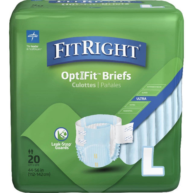 Adult Disposable Incontinence Briefs – Comfortable Protection (Pack of 20)