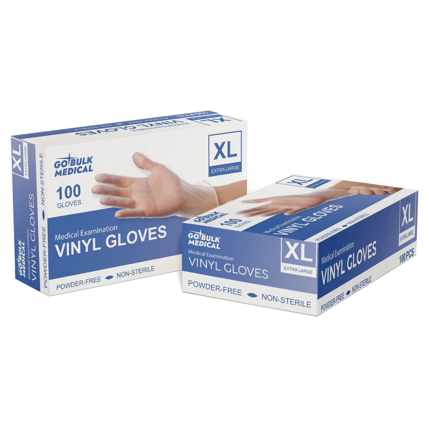 Vinyl Gloves Powder Free, Latex Free clear 1000 Count