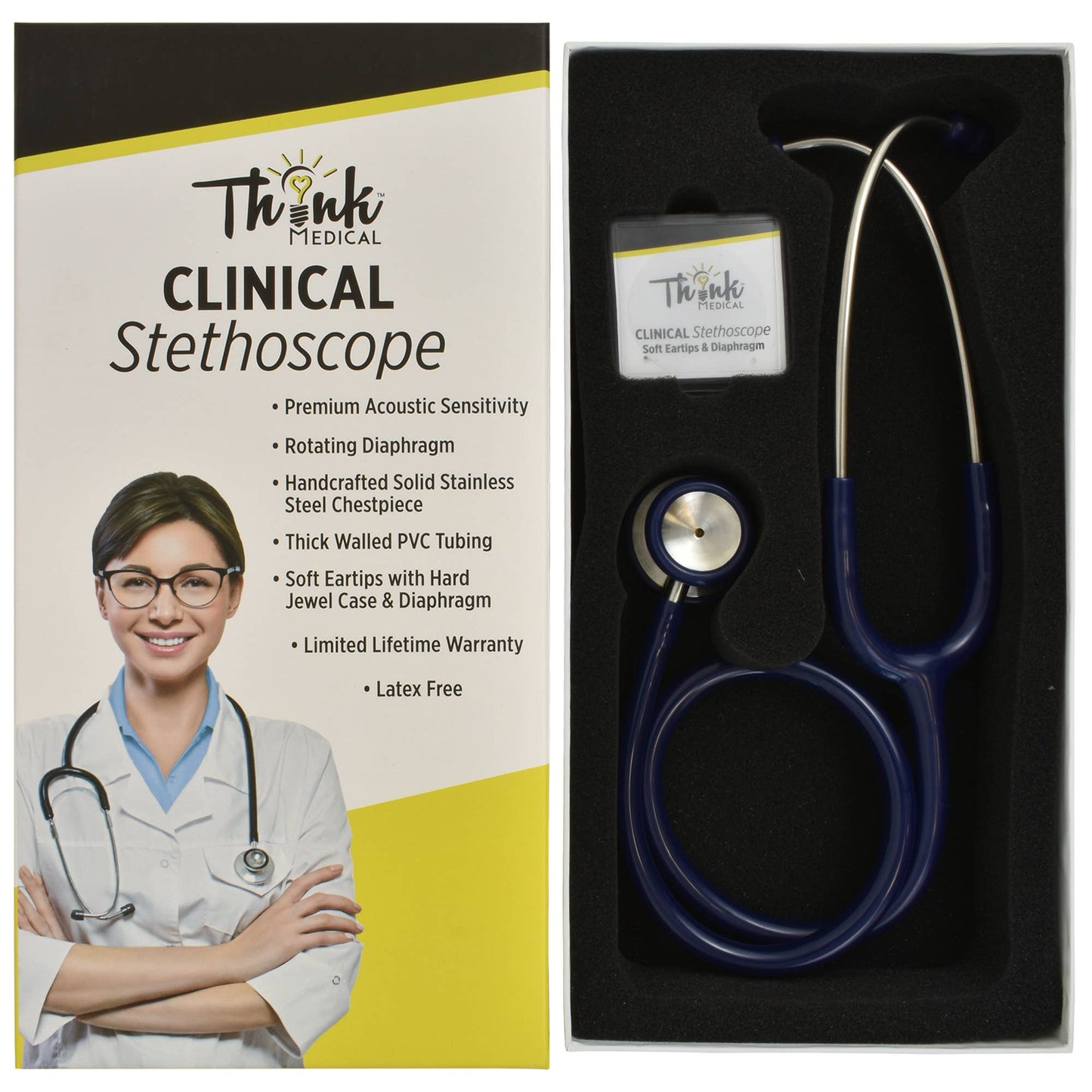 Clinical  Stethoscope-Navy