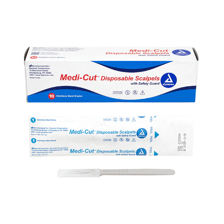 Dynarex Medi-Cut Scalpels Disposable, 10ea/bx (10 Count)